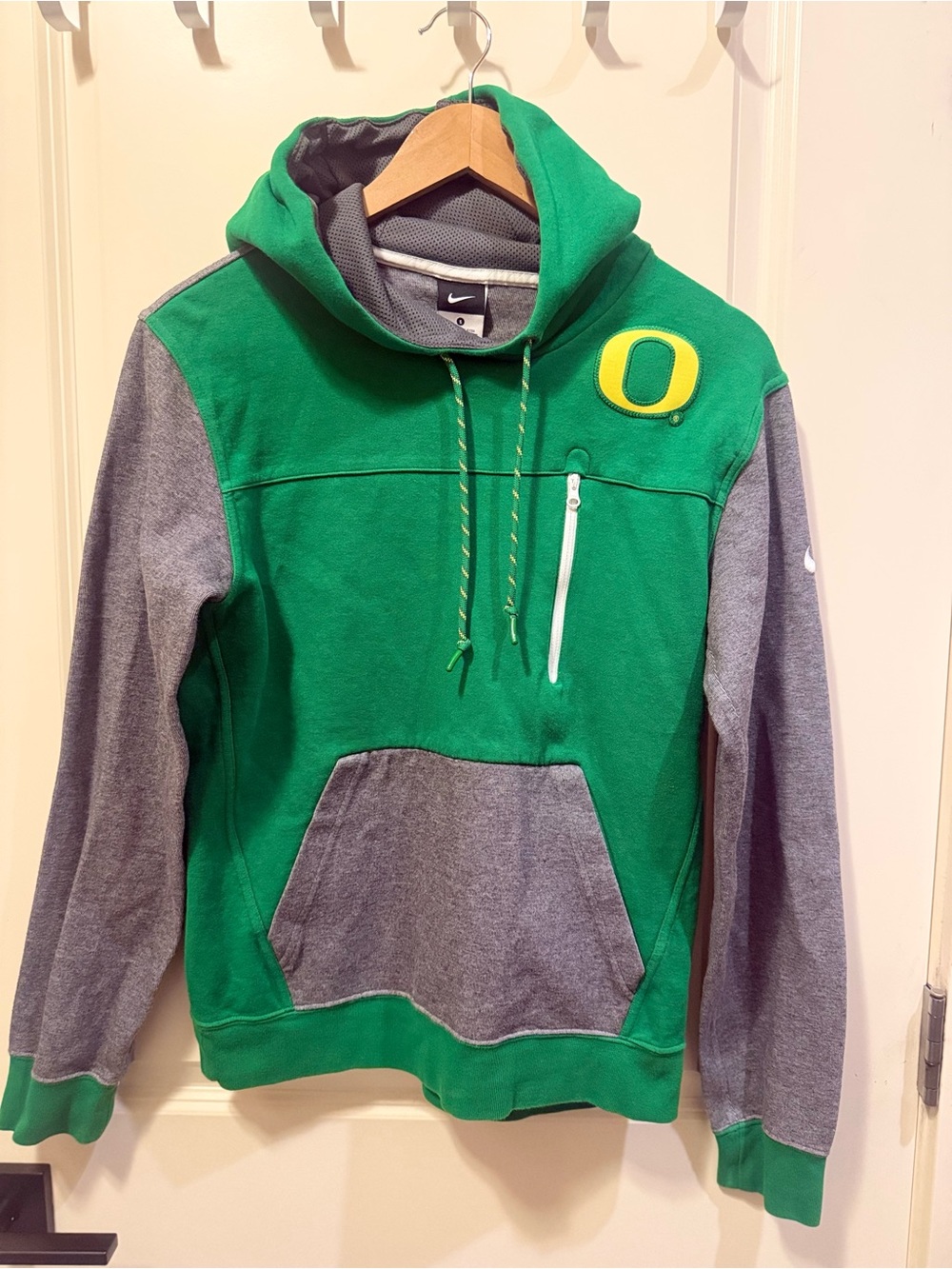 Nike Green & Gray Oregon 'O' Pullover Hoodie
